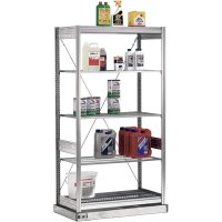 Kleingebinderegale - Grundfeld mit Gitterb&ouml;den und...